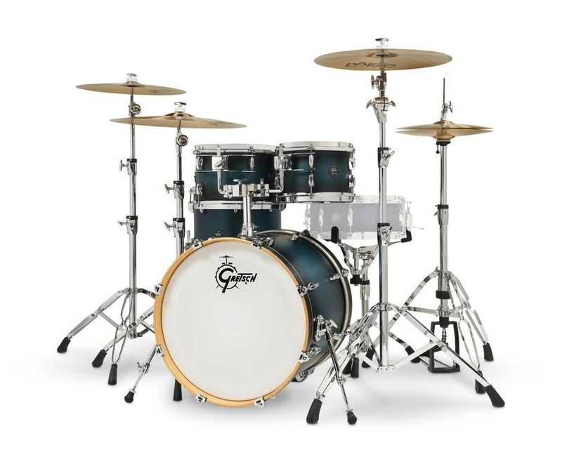 Renown Maple Fusion 20 Satin Antique Blue Burst