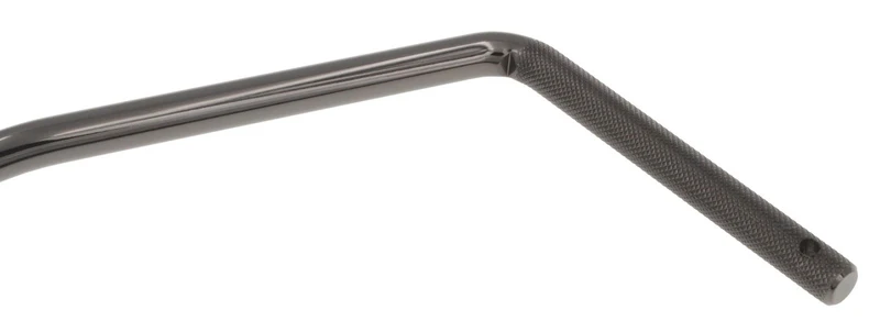 BDS7-105-Bk Pieds Grosse Caisse Incurvés 10.5mm X2 Noir