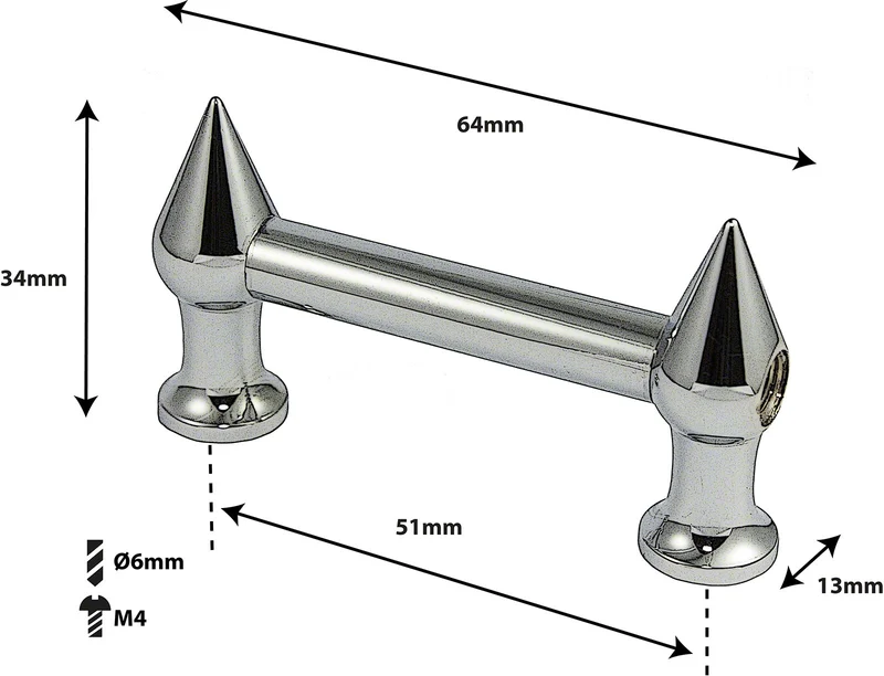 Coquille Tube Grosse Caisse - 51mm - Mono Tirant (X1)