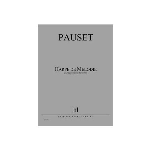 Pauset - Harpe De Mélodie - 2 Percussions et Ensemble