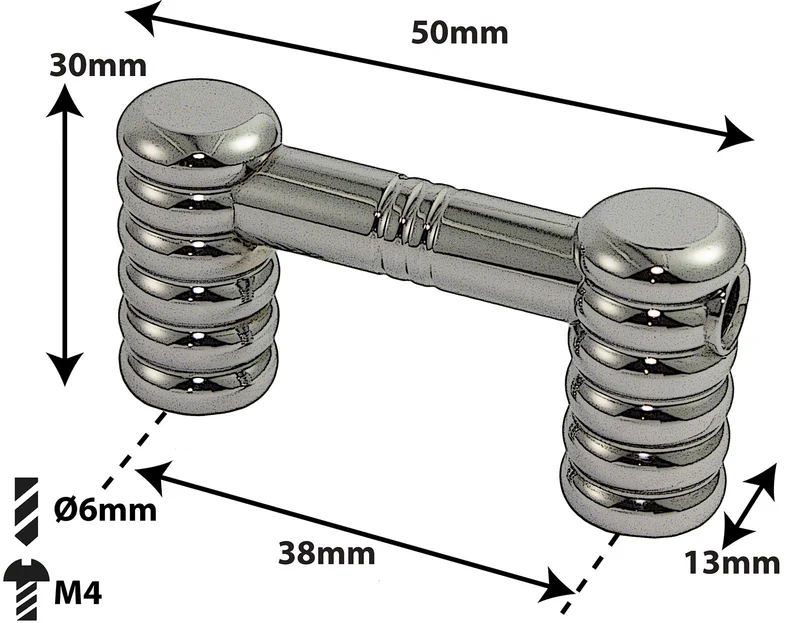Coquille Tube Grosse Caisse - 38mm - Mono Tirant (X1)