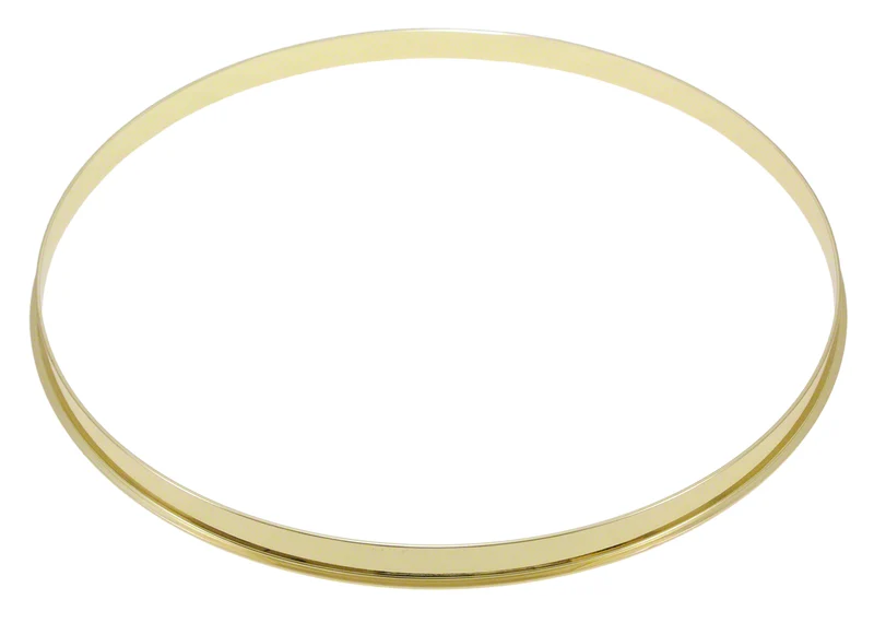Cercle Acier 12" Doré 2.3mm Simple Flange