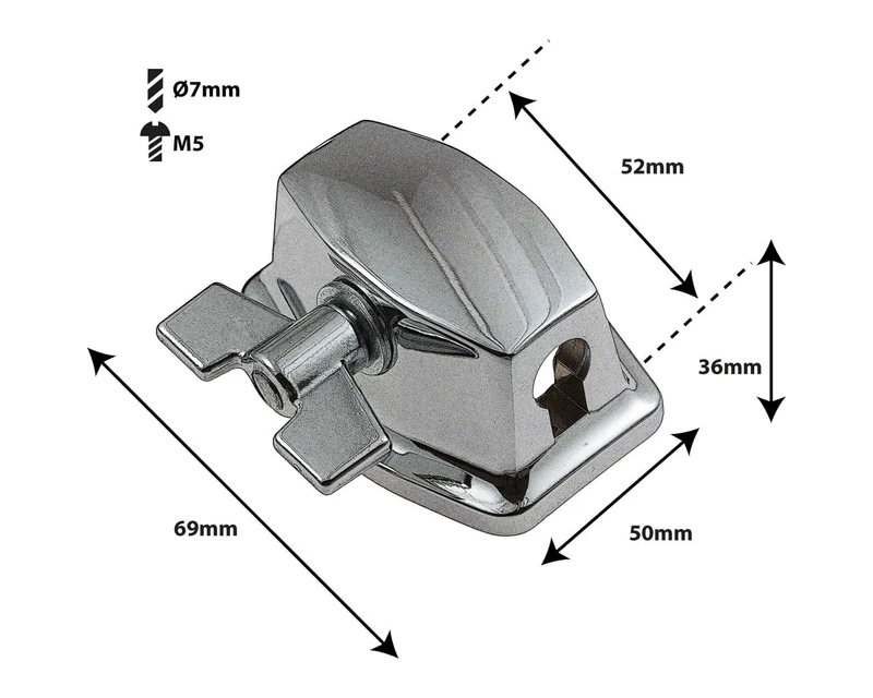 TB8 - Coquille Support Tom 9.5-10.5mm - 52mm (X1)