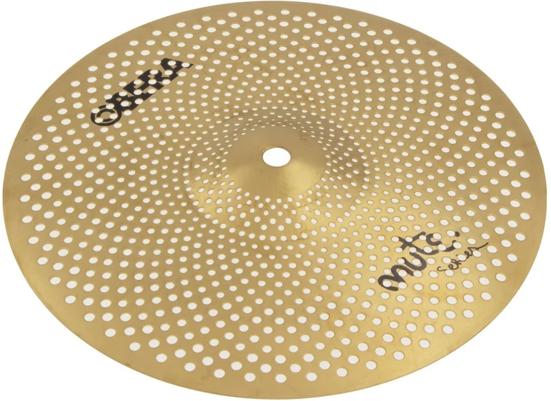 Set 5 Cymbales Silencieuces Mute - 14" 16" 18" 20" 10" - Finition Brass