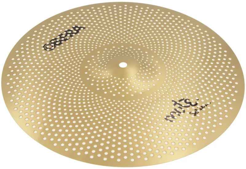 Set 5 Cymbales Silencieuces Mute - 14" 16" 18" 20" 10" - Finition Brass