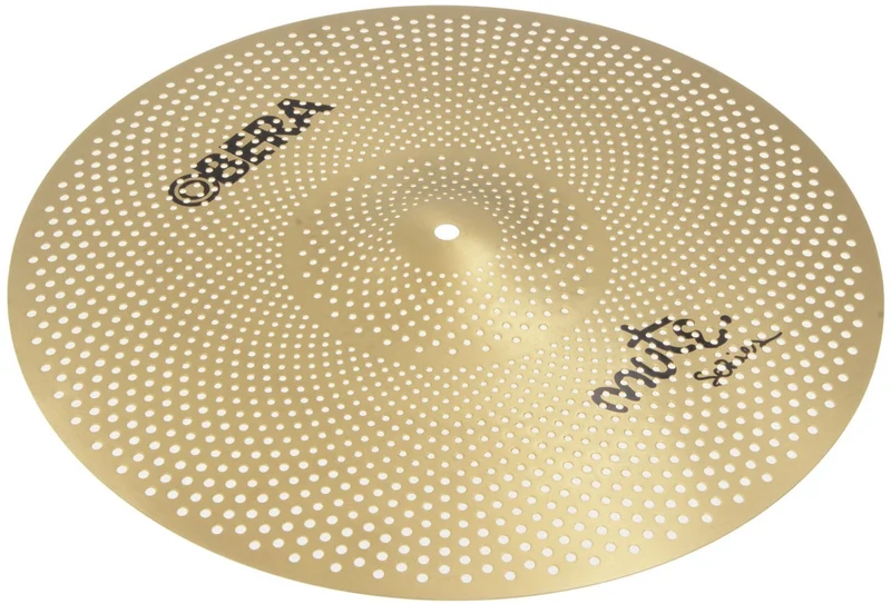 Set 5 Cymbales Silencieuces Mute - 14" 16" 18" 20" 10" - Finition Brass