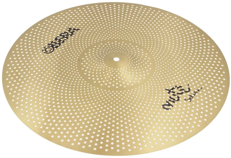 Set 5 Cymbales Silencieuces Mute - 14" 16" 18" 20" 10" - Finition Brass