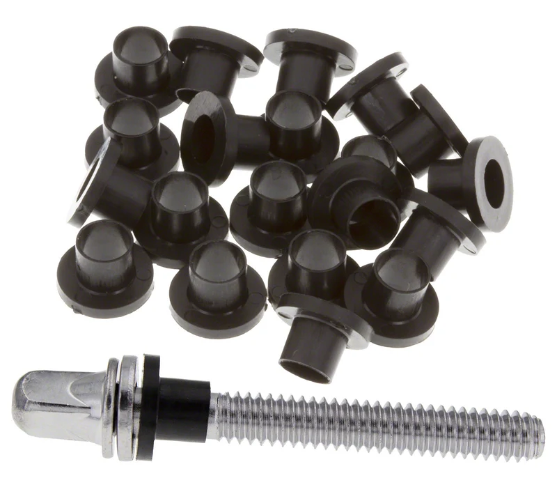 TRW50B - Rondelles Nylon Pour Tirants - Noir (X50)