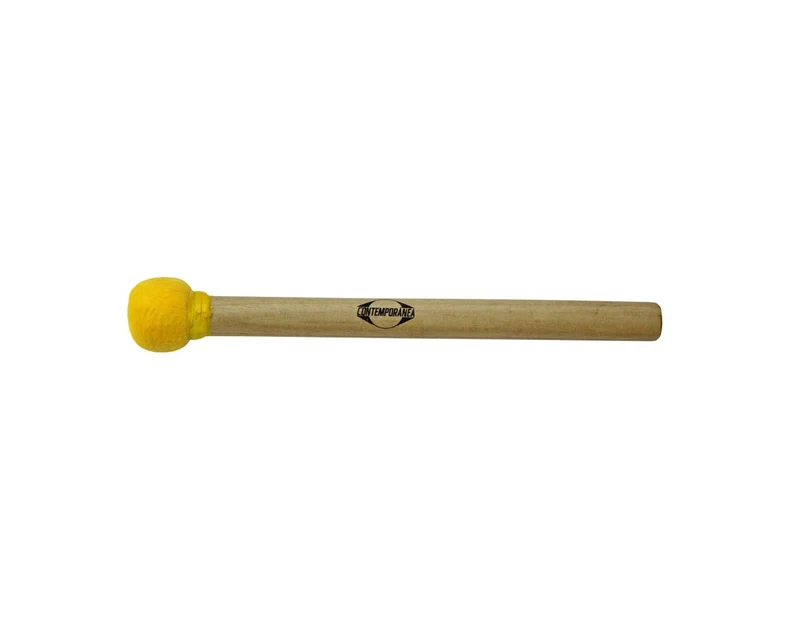 C-BS09y - Mailloche De Surdo Jaune Bois Petite Tête 30Cm