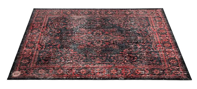Tapis Vintage Persian 1.85 X 1.60M Antidérapant - Black Red