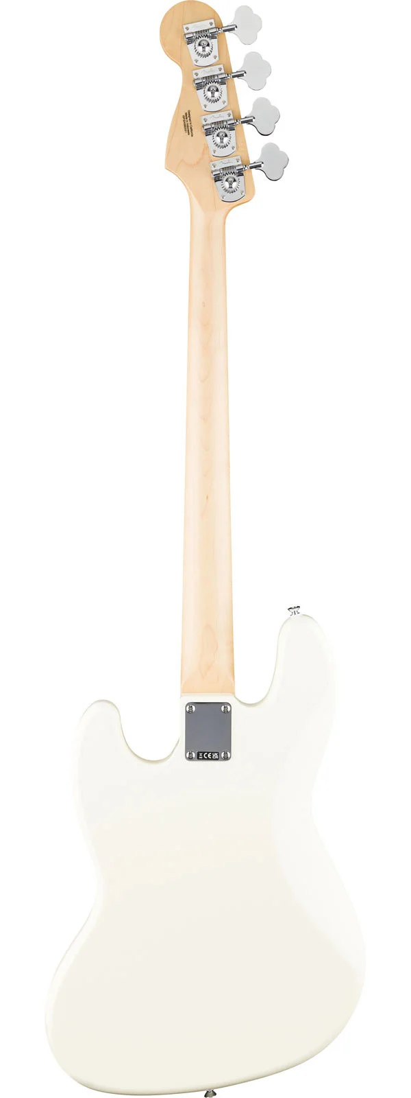 Standard Jazz Bass LRL White Pickguard Olympic White
