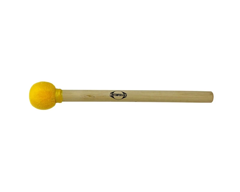 G-BS01y - Mailloche De Surdo Jaune Bois 35CM