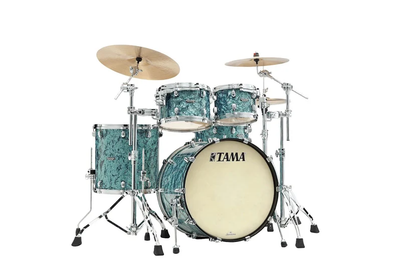 Starclassic Maple Stage 22 Chrome / Turquoise Pearl
