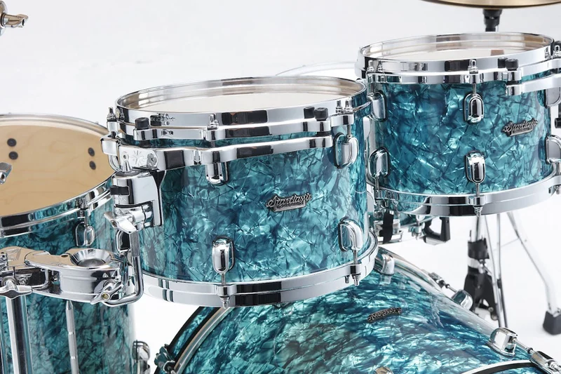 Starclassic Maple Stage 22 Chrome / Turquoise Pearl