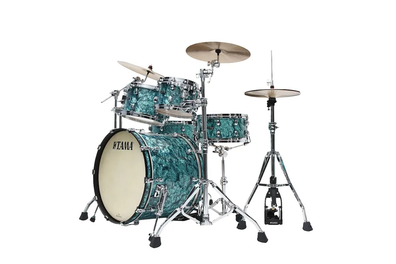 Starclassic Maple Stage 22 Chrome / Turquoise Pearl