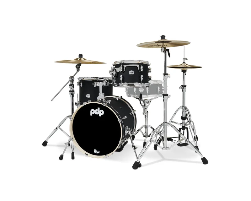 Concept Maple Finish Ply Bop Kit 18" Satin Black