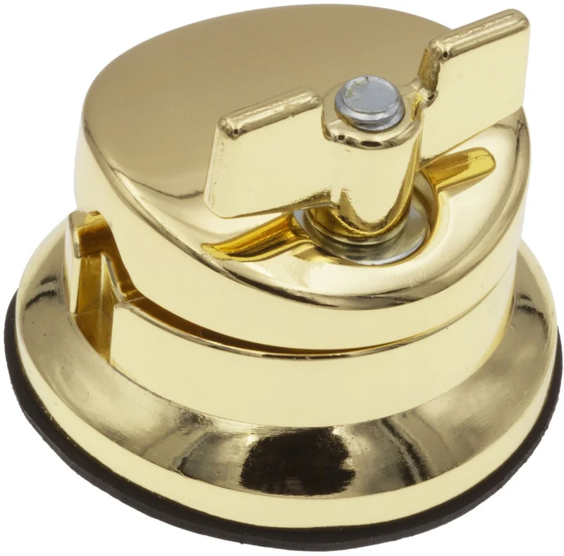 TB10BR - Coquille Ronde Deluxe Support Tom / Tom Basse Doré 50mm (x1)