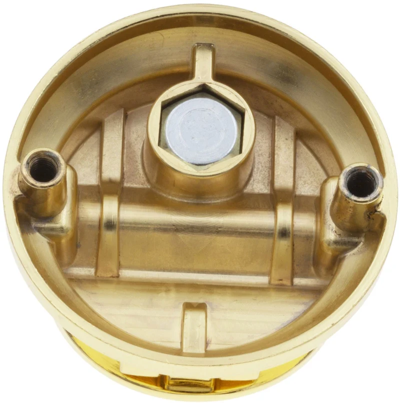 TB10BR - Coquille Ronde Deluxe Support Tom / Tom Basse Doré 50mm (x1)