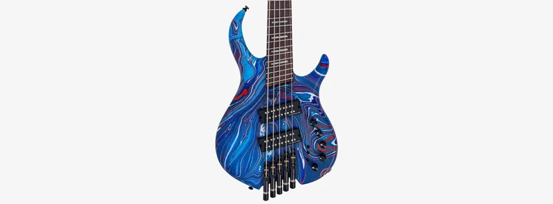 M6 Headless 5 blue swirl