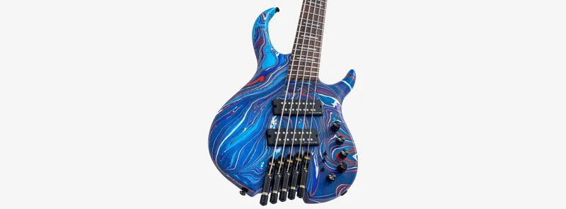 M6 Headless 5 blue swirl