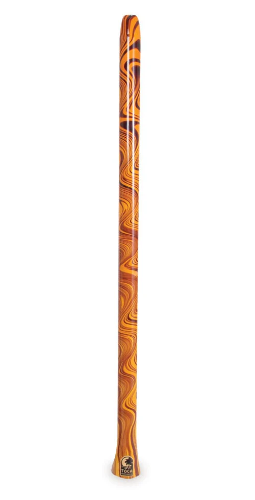 DIDG-dos - Didgeridoo Orange Swirl (synthetique)