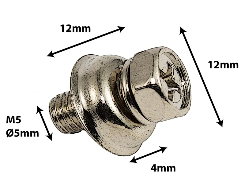 M5 12mm - Vis Intérieure Pour Fût Metal (X10)