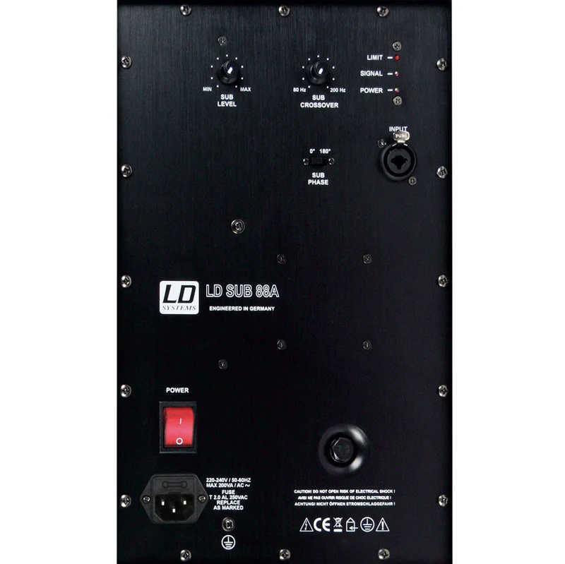 Sub 88 A - Caisson De Basses Actif 2 X 8 Pouces