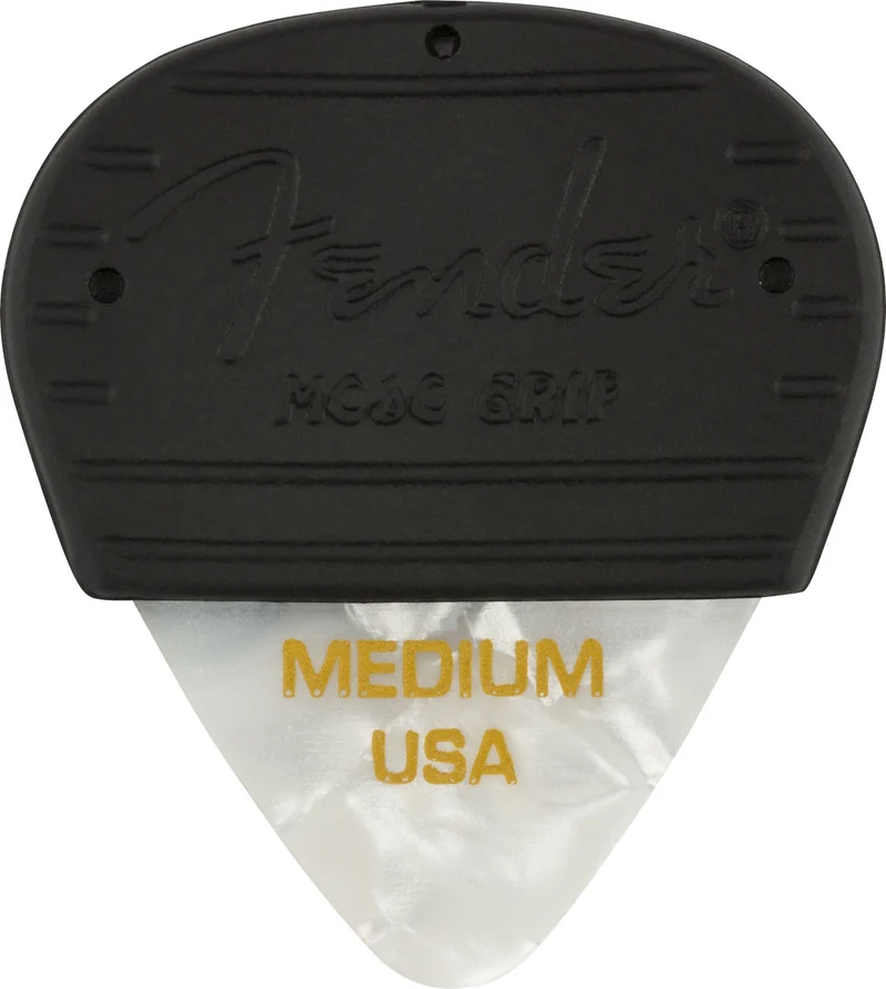 Mojo Grip Picks Celluloid Medium 3-pack White Moto