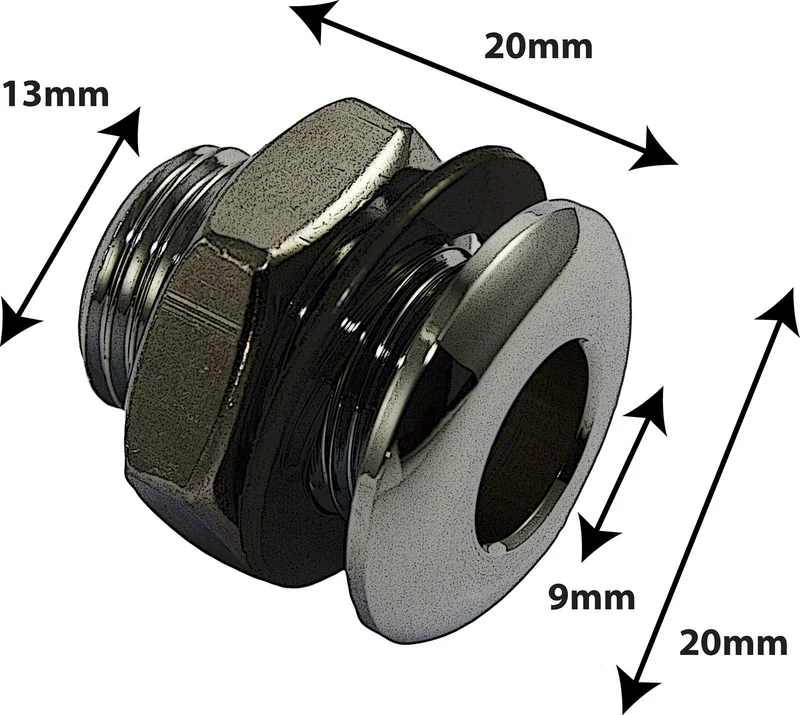 AVH2Bk - Event De Décompression Die Cast 20mm Noir