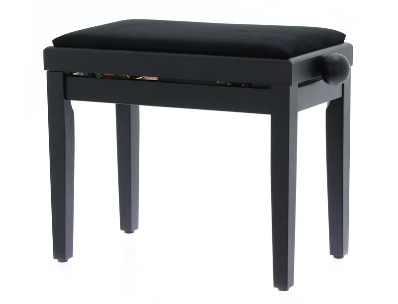 🎹 Banquette Piano QUIK LOK PB010BKS – Assise Velours – Noir Mat
