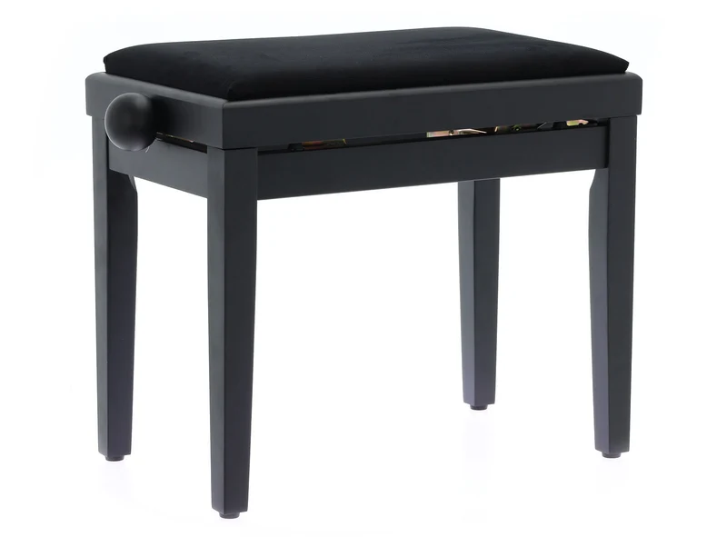 🎹 Banquette Piano QUIK LOK PB010BKS – Assise Velours – Noir Mat