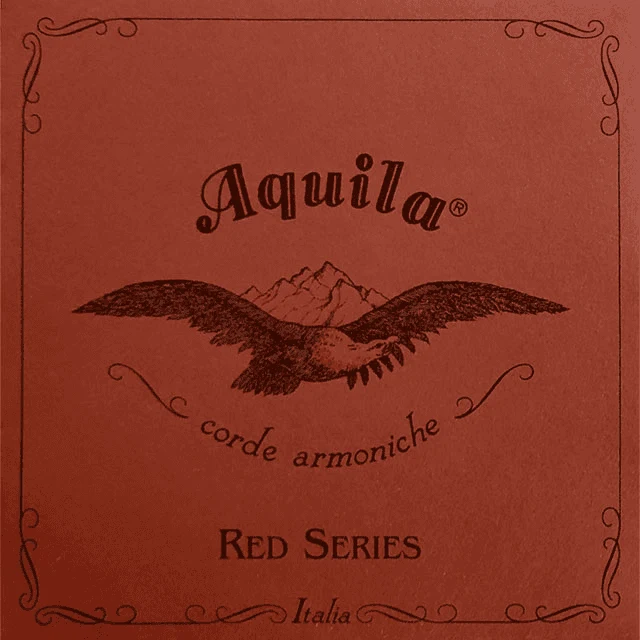 Jeu de cordes Cavaquinho AQUILA 15CH Red Series – Accord DGBD – Tirant Medium