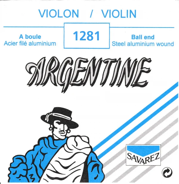Corde de violon Mi (1ʳᵉ) Acier 0.10 Argentée – 1281