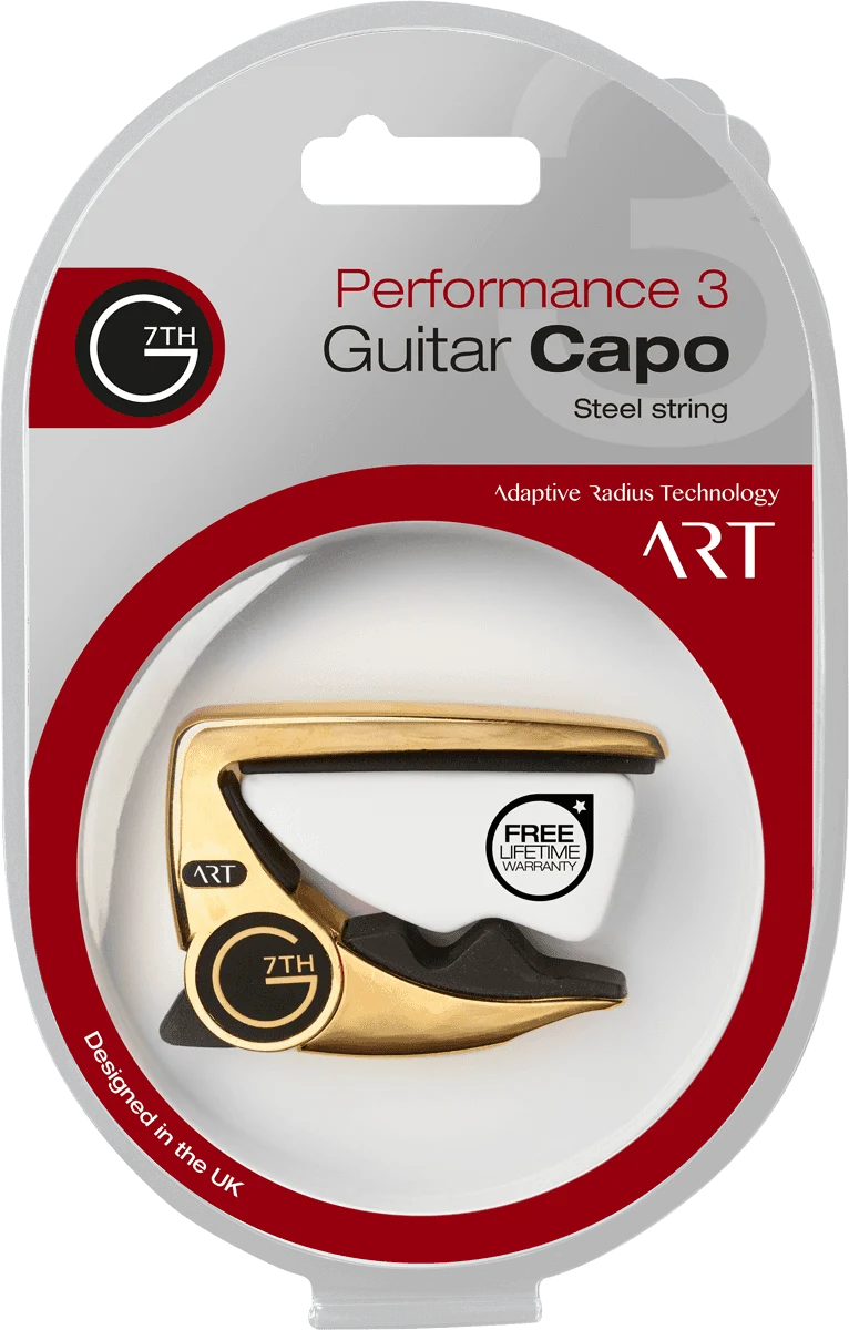 Capodastre Guitare cordes acier – G7th Performance 3 Gold C81053