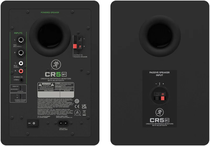 Enceintes de monitoring actives Bluetooth 5" – La paire MACKIE CR5BT