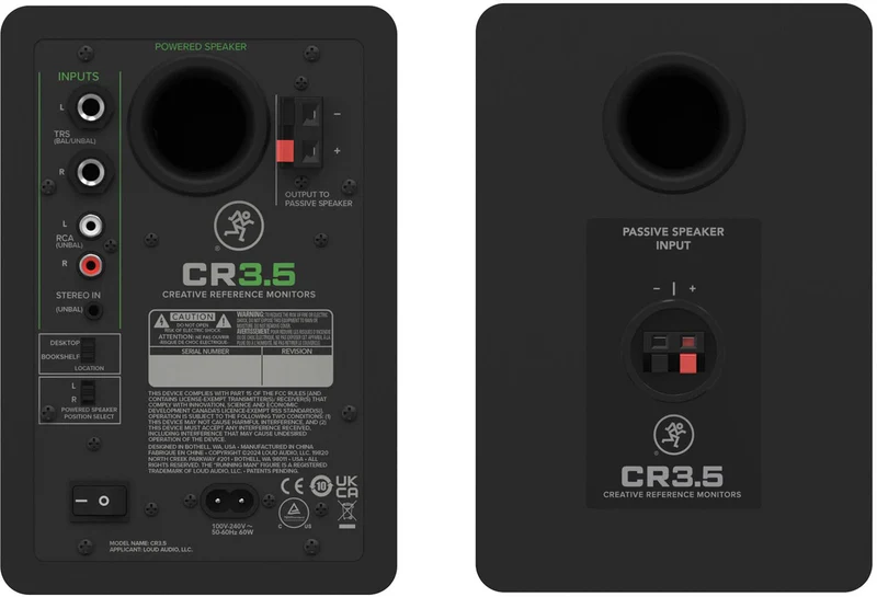 Enceintes Monitoring Bluetooth Actives 3,5" – MACKIE CR3.5BT (La paire)