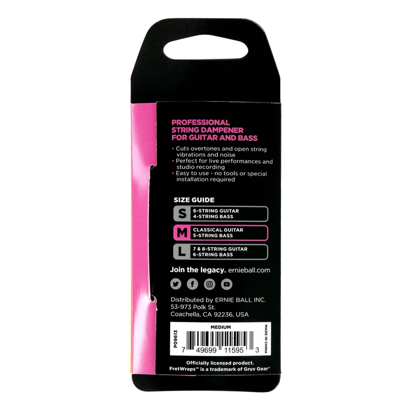 Ernie Ball 9613 FretWraps – Taille M