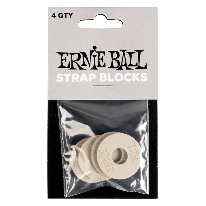 Strap Blocks gris – Pack de 4 ERNIE BALL 5625