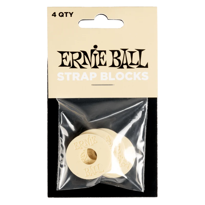 Strap Blocks crème – Pack de 4 ERNIE BALL 5624