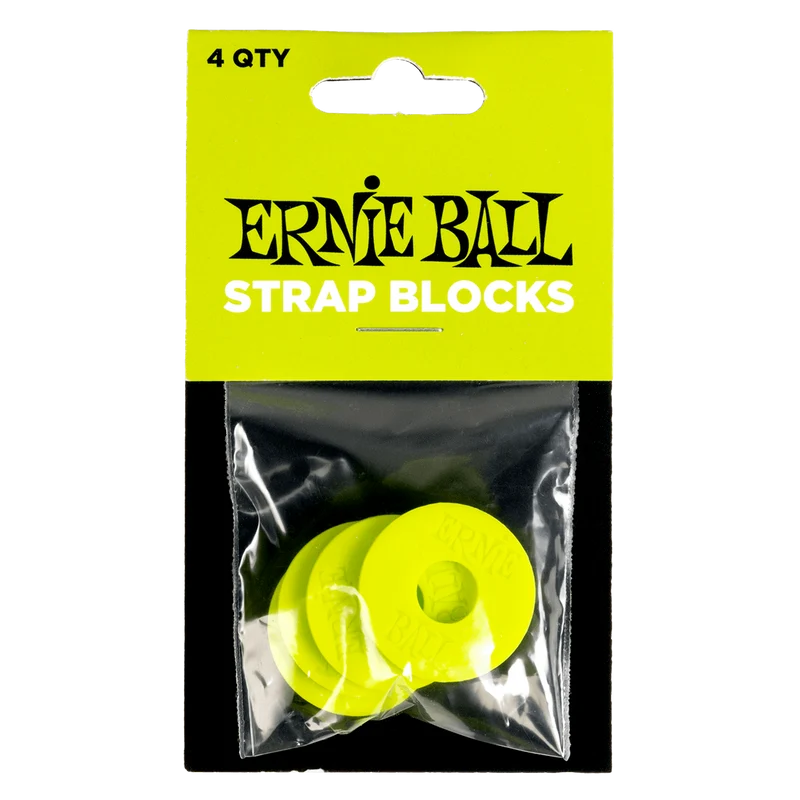 Strap Blocks verts – Pack de 4 ERNIE BALL 5622