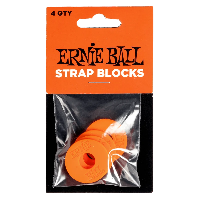 Strap Blocks rouges – Pack de 4 ERNIE BALL 5620