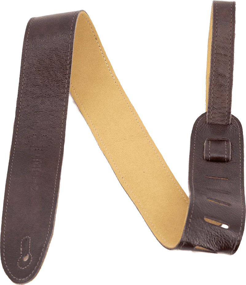 Courroie guitare cuir italien et suède marron MARTIN A0100