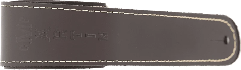 Courroie guitare en cuir slim marron MARTIN A0045