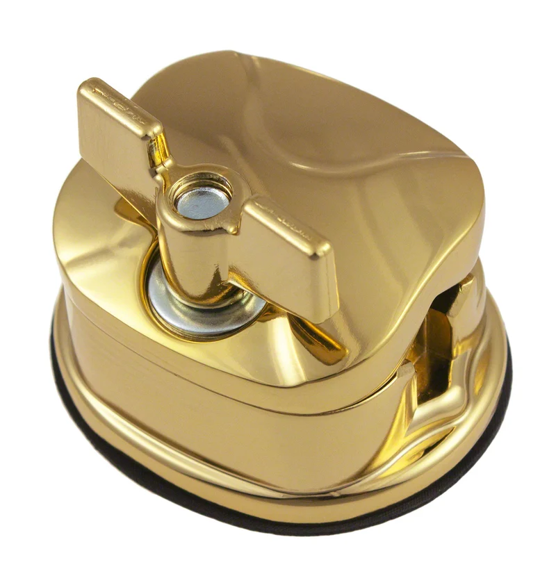 Coquille Carrée Deluxe Support Tom Dorée 50mm (X1)