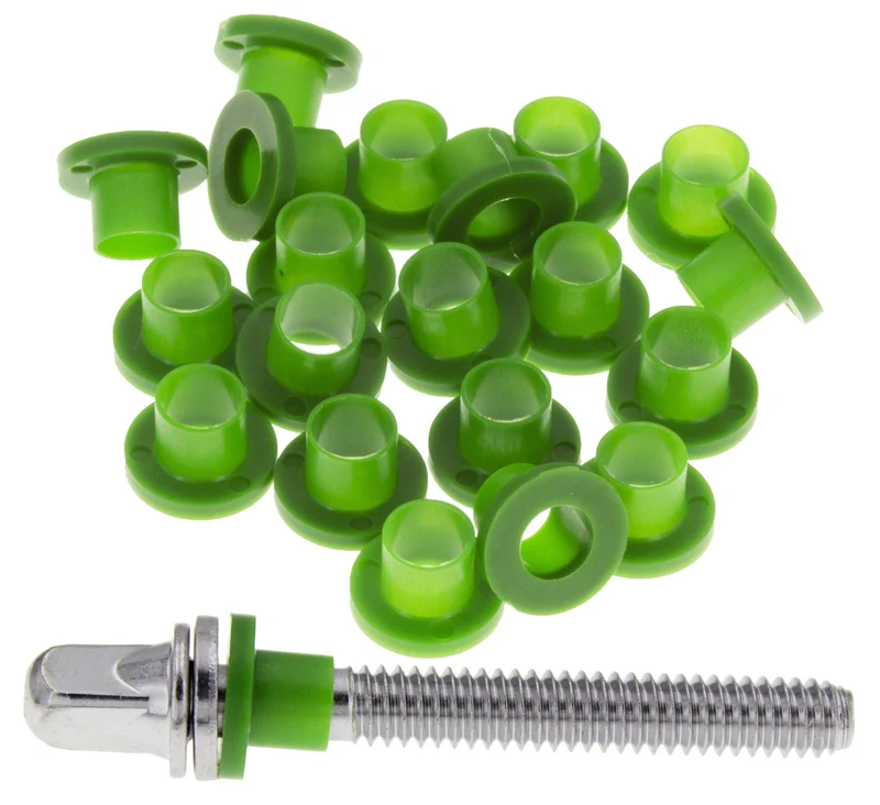 TRW100G Rondelles Nylon Pour Tirants Vert (X100)