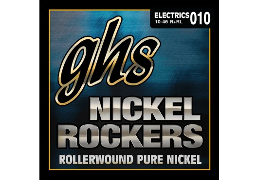 Jeu de cordes guitare électrique GHS R-RL Nickel Rockers Light 10-46