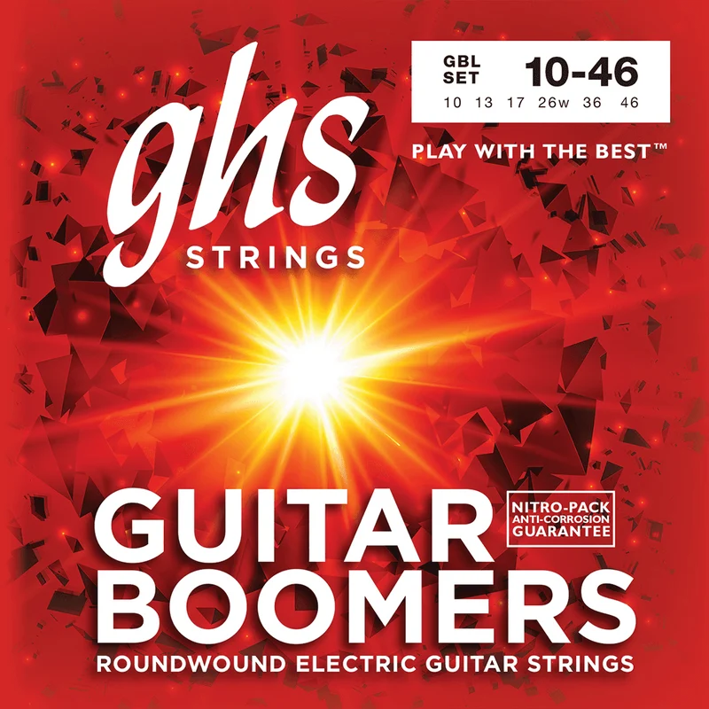 Jeu de cordes guitare électrique GHS Boomers GBL Light 10-46