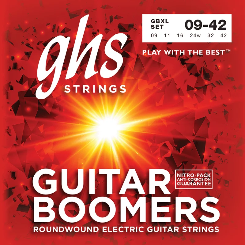 Jeu de cordes guitare électrique GHS Boomers GBXL Extra Light 09-42