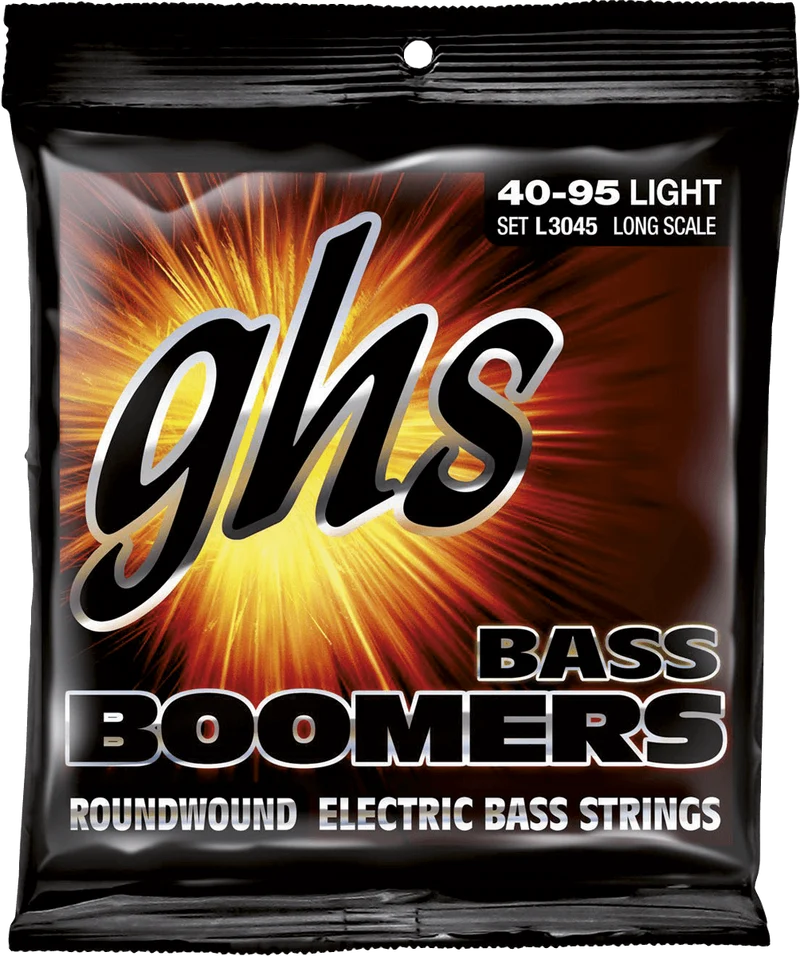 🎸 Jeu de cordes basse électrique GHS 3045L Boomers File Rond Long Scale 40-95