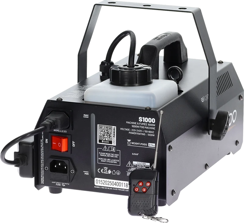 Machine à Fumée 1000W – ALGAM LIGHTING S1000